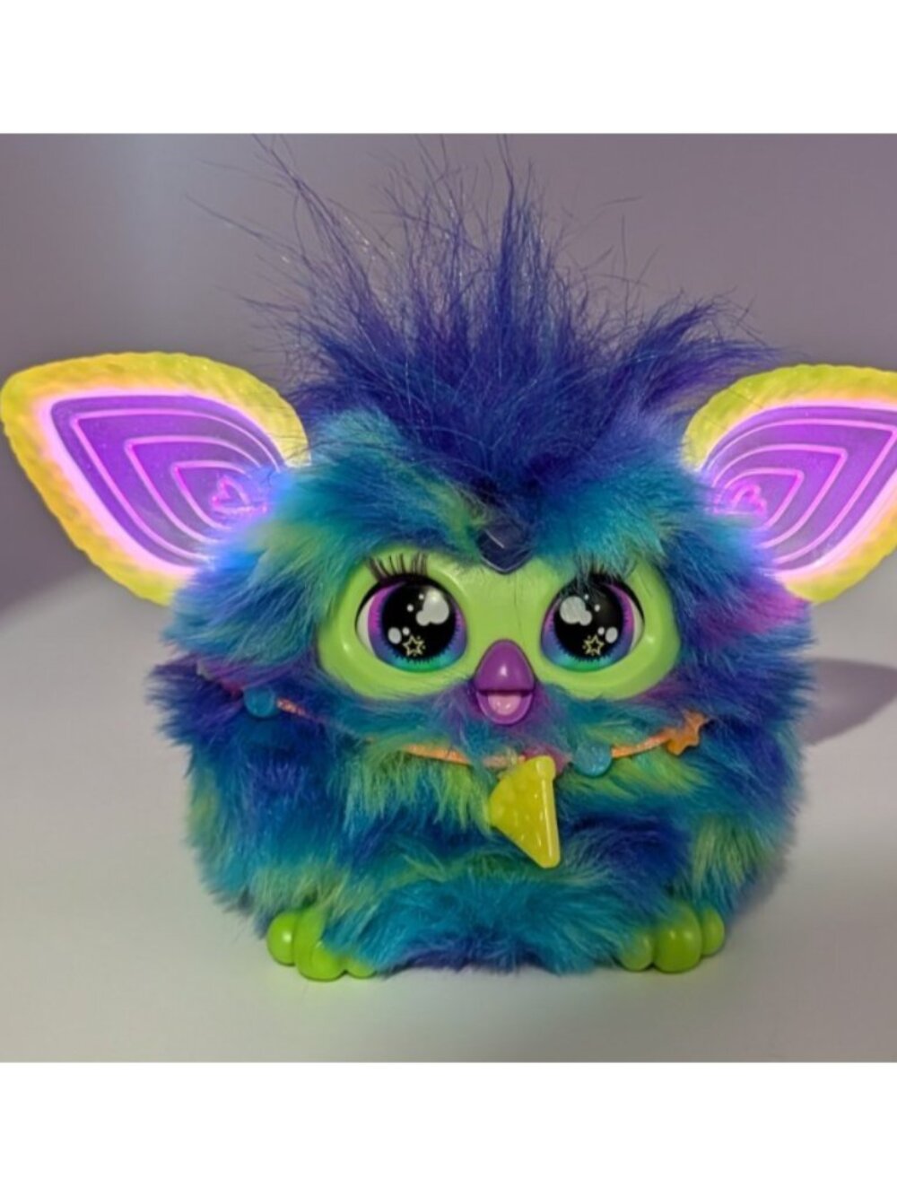 Furby GALAXY Edition Interactive Plush Glow in The Dark Fashion Accessory